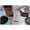 Image 2 : Serving Platter, Tins (Mrs. Fields, Cafe Grecco etc.), Metal Watering Can