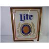 Image 3 : 17.5"x21.5" LITE Beer Sign-Some Sign Cracking and needs frame repair