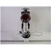 Image 1 : Vintage "Bar Open" Light Railroad Lantern with Barware-Made in Japan-may need bulb/battery