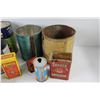 Image 2 : Assorted Metal Tins and Cans