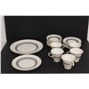Image 1 : Wedgwood Bone China (5) Cups and Saucers, Plate, (10) Bowls