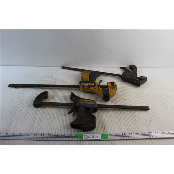 (3) Quick Grip Bar Clamps