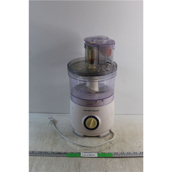 Hamilton Beach Food Processor - As Is