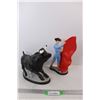 Image 1 : White Ware Bull Fighter w/ Bull Home Decor