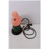 Image 2 : Melted Plastic Flamingo Lamp- Powers On