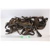 Image 1 : Assorted Leather Harness Pieces/ Buckles