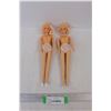 Image 1 : (2) Barbie Style Toy Dolls, Made In China