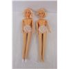 Image 2 : (2) Barbie Style Toy Dolls, Made In China