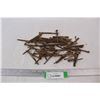 Image 1 : Lot Of Antique Square Nails, Various Lengths