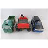 Image 2 : (3) Toy Trucks, 1996 Chevy Tahoe Police Vehicle, Tonka Dump Truck, Misc.