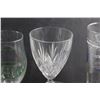 Image 11 : (3) Crystal Goblets, (3) Glass Goblets, Beer Glass and (5) Liquor Glasses