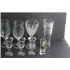 Image 2 : (3) Crystal Goblets, (3) Glass Goblets, Beer Glass and (5) Liquor Glasses