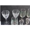 Image 5 : (3) Crystal Goblets, (3) Glass Goblets, Beer Glass and (5) Liquor Glasses