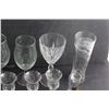 Image 7 : (3) Crystal Goblets, (3) Glass Goblets, Beer Glass and (5) Liquor Glasses