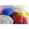 Image 7 : * Large Plastic Tote and Assorted Christmas Ornaments