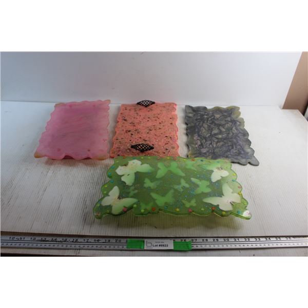 (4) Resin Cutting Boards 15'' x 9''