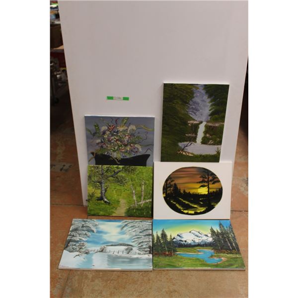 (6) Landscape Paintings 24'' x 18''