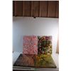 Image 1 : (4) Modern Art Paintings 20'' x 16''