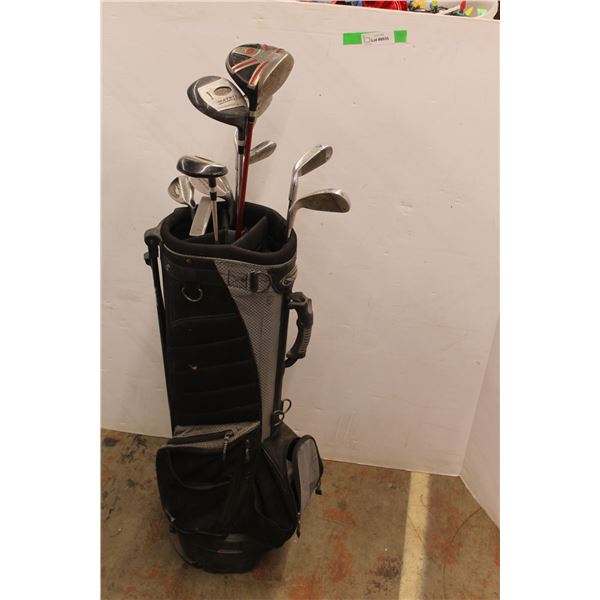 * (11) Matrix Golf Clubs and Golf Bag