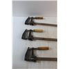 Image 2 : (3) Bar Clamps 40''