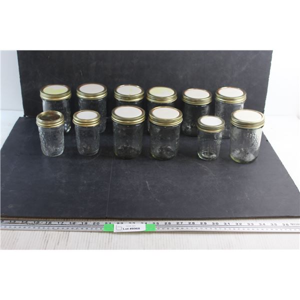 (12) Pint Jars