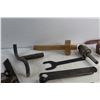 Image 4 : Carpenter Accessories - Square, Calipers, Circular Saw Wrenches and Carpenter Brace