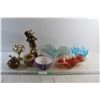Image 1 : Plastic Dishes, Cup, Spanish Old Man Statue and Assorted Items