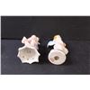 Image 3 : (4) Porcelain Cherub Vases - 4" Tall - Made in Occupied Japan