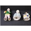Image 2 : (3) Porcelain Lady Figurines - 6" & 4" - Made in Occupied Japan