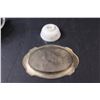 Image 2 : Creamer, Fish Oil Dish, Wall Mount Plate & Silver Plated Wall Decor