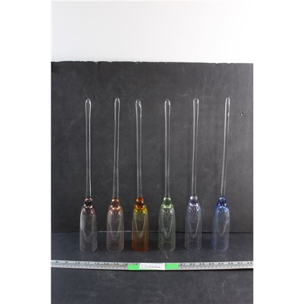 (6) Baseless Champage Flutes