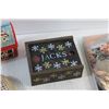 Image 2 : Romantic Silk Ribbon Book, Wallet, Clutch Purse, Wooden Box with Slide Lid and Assorted Items