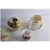 Image 9 : Ceramic Fish Serving Plate, Decorative Wooden Bowl, Candy Dish, Wooden Salt Shaker and Assorted Item