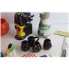 Image 8 : Juice Pitcher and Cups Set, Salt & Pepper Shakers, Liquor Decanter, Key Chain, Vase, Miniature Mugs 