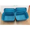 Image 3 : * (2) Small Plastic Totes with Lids