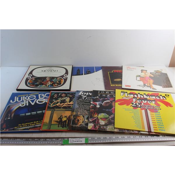 (9) Vinyl Records - Lily Tomlin, Flashback Fever and Messiah