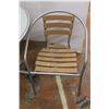 Image 7 : * Patio Umbrella, Table and (4) Chairs - Some Damage