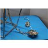 Image 2 : *** Townsend 4 Light Foyer Polished Nickel - NOS