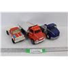 (3) Toy Trucks, Tonka, Tootsie toy, Misc.