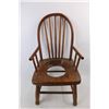 Image 2 : *Vintage Wooden Potty Training Chair- 12'' x 13'' x 25'' - Missing Basin- Some Damage