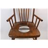 Image 5 : *Vintage Wooden Potty Training Chair- 12'' x 13'' x 25'' - Missing Basin- Some Damage