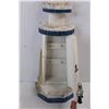 Image 7 : (2) Wooden Light House Home Decor Pieces/ Key Holder