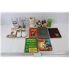(6) Various Books, Playboys Party Jokes, <Misc. (2) Glasses CN Rail, Misc., Salt And Pepper Shakers,