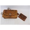 Image 2 : Tooled Leather Purse w/ Wallet