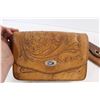 Image 3 : Tooled Leather Purse w/ Wallet
