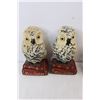 Image 8 : Bag Of Vintage Marbles, (2) Sets Of Owl Book Ends, Cups, Misc.