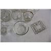 Image 6 : (13) Various Clear Glass Cups/ Dishes, Pyrex, Misc.- Some Chips