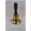 Image 2 : (2) Vintage Unmarked Brass School Bells