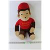 Image 1 : Curious George Stuffed Toy - As is - Sits 19" Tall