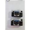 Image 2 : Polaroid Camera, Sakar 35mm Camera, (2) Instamatic X-15 Cameras, Flashes, Shades, Kodak Film (NIB)